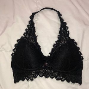 XS Black Lace VS Pink Bralette